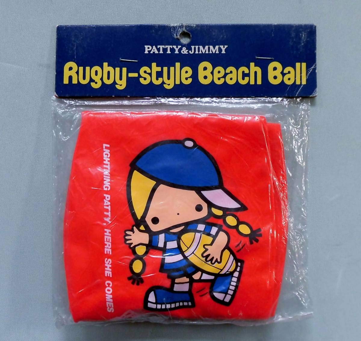 Amazon.co.jp: 1976年 パティ＆ジミー 日本製 ラグビー型 ビーチボール